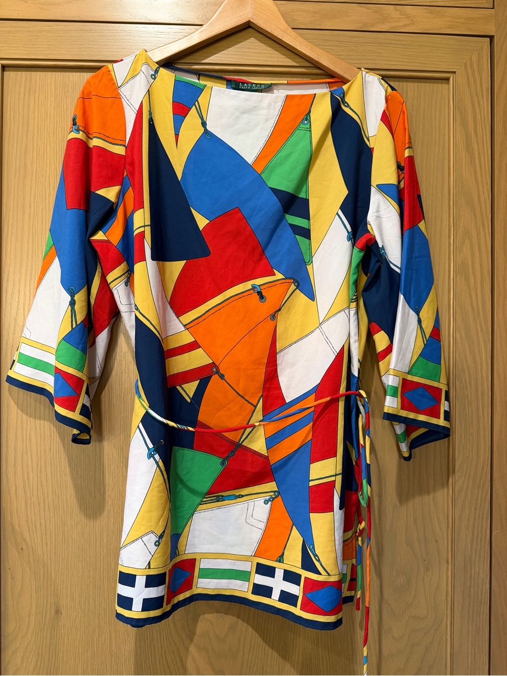 Colorful Geometric Kids Tunic Top - Multicolor